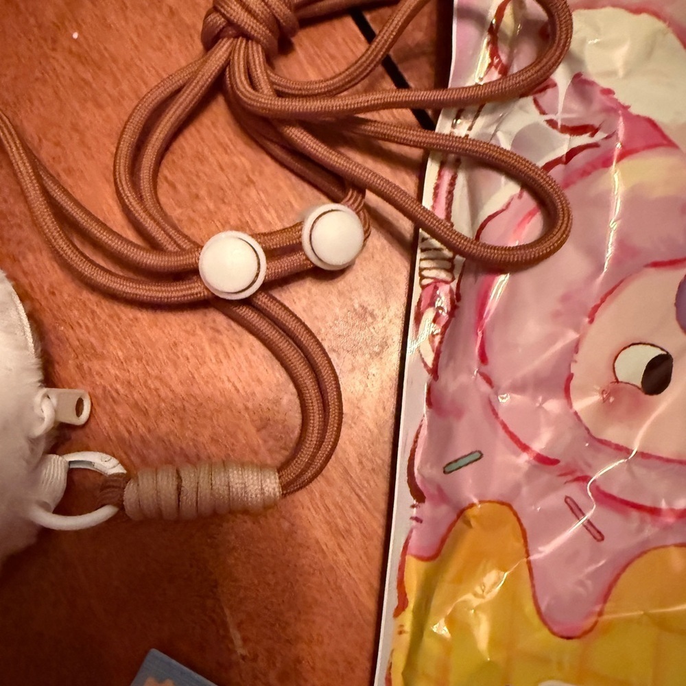 Plush Baby Three crossbody Bag - confirmed (shown) comes w everything in photo - Picture 3 of 5